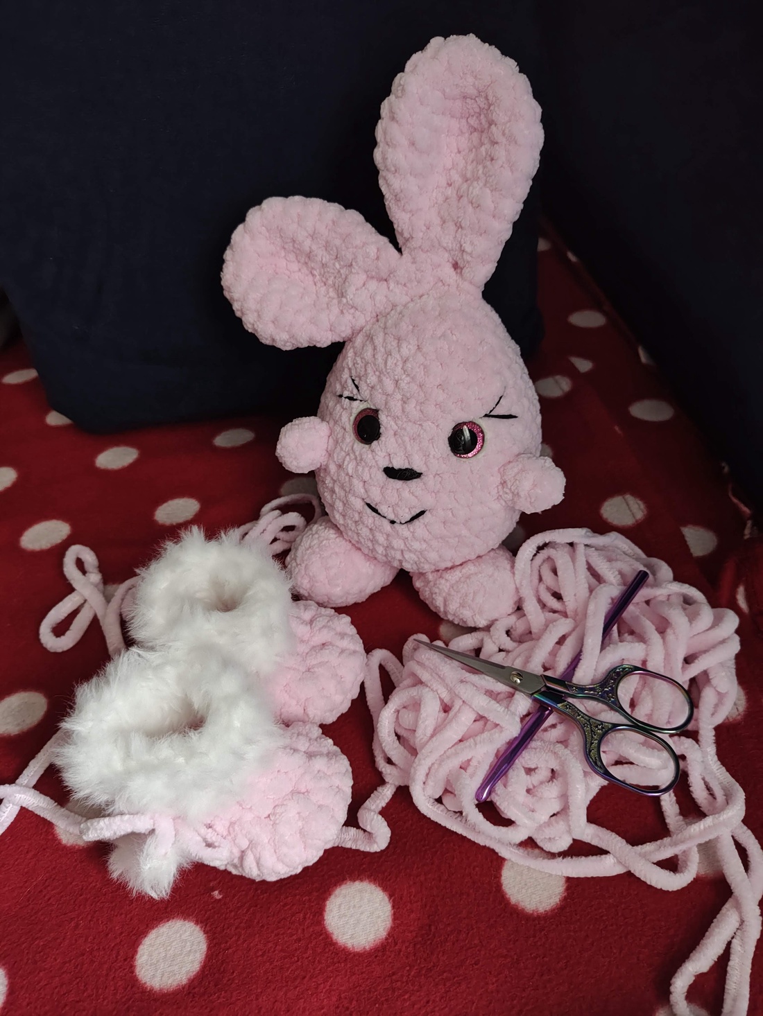 Set Cadou Nou-Născuți: Iepuraș Pufos și Botoșei (0-3 luni) - jucării și echipamente pentru copii - plușuri - figurine de pluș - Artynos.ro