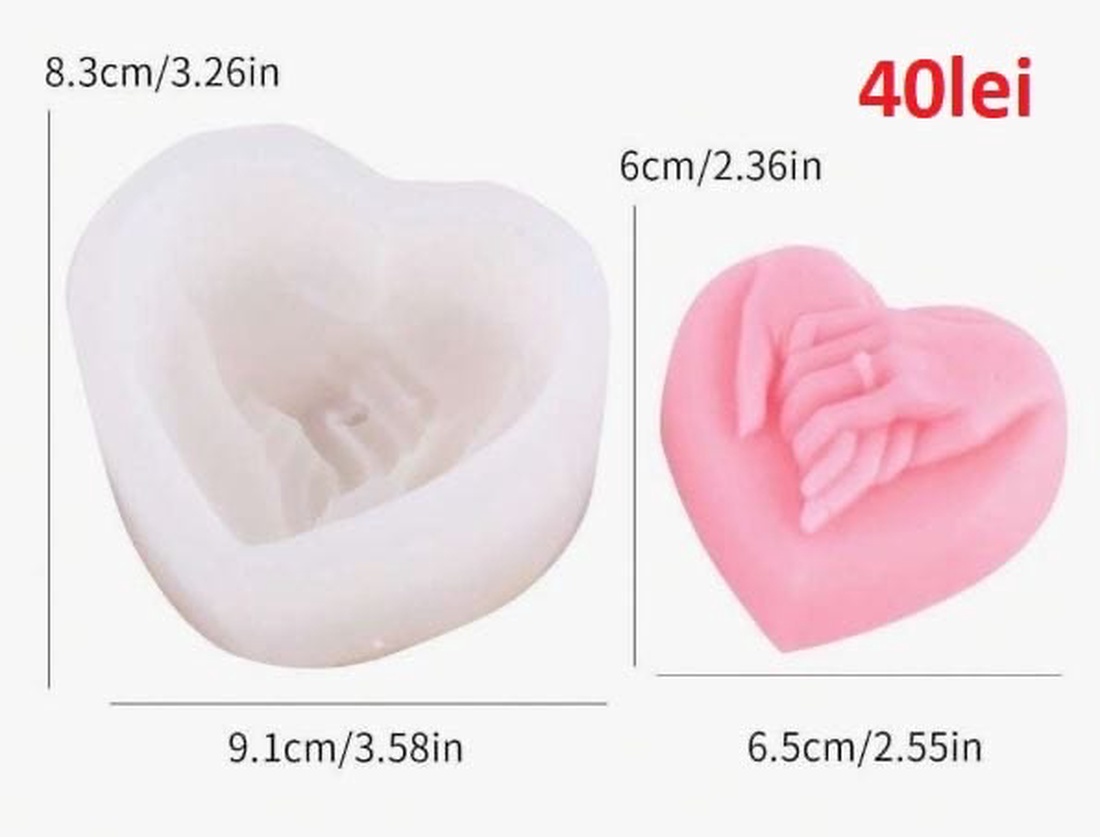 Matrite Silicon pentru Lumanari/Sapun/Ipsos- Marturii Nunta - casă & stil de viață - lumânări, parfumuri, arome - lumânare - lumânări artizanale - Artynos.ro