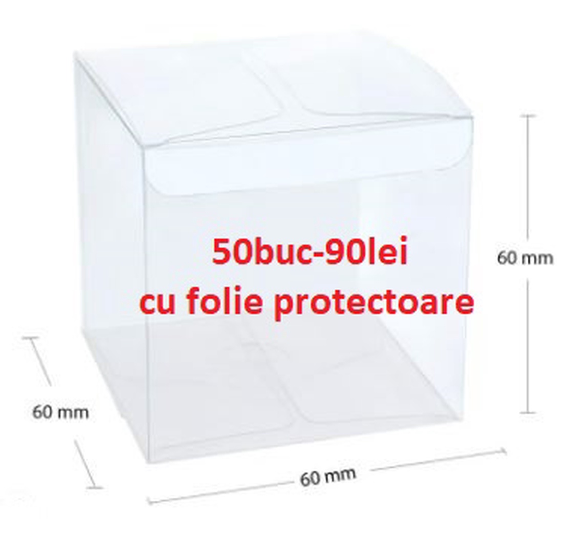 Cutii acetofan diverse marimi: 5x5x5, 5.5X5.5x3.5, 6x6x6 pt. marturii - accessorii și unelte - material de împachetare - cutie, cilindru - Artynos.ro Cutii acetofan diverse marimi: 5x5x5, 5.5X5.5x3.5, 6x6x6 pt. marturii - accessorii și unelte - material de împachetare - cutie, cilindru - Artynos.ro