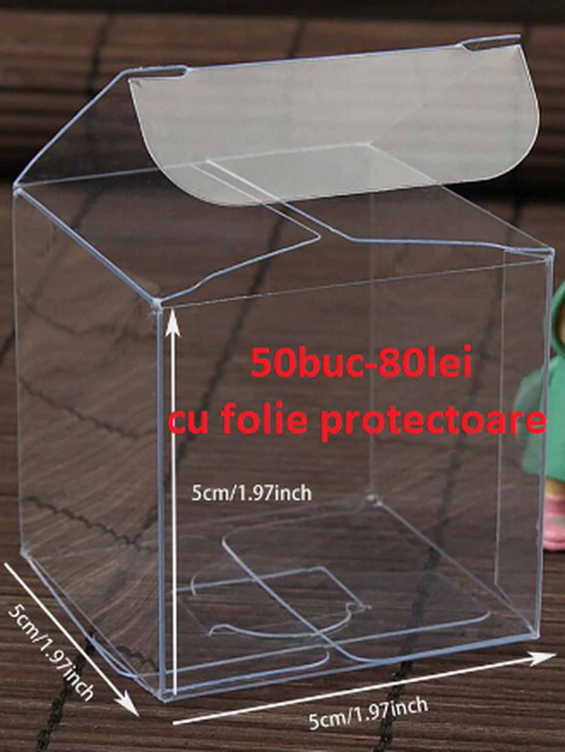 Cutii acetofan diverse marimi: 5x5x5, 5.5X5.5x3.5, 6x6x6 pt. marturii - accessorii și unelte - material de împachetare - cutie, cilindru - Artynos.ro Cutii acetofan diverse marimi: 5x5x5, 5.5X5.5x3.5, 6x6x6 pt. marturii - accessorii și unelte - material de împachetare - cutie, cilindru - Artynos.ro