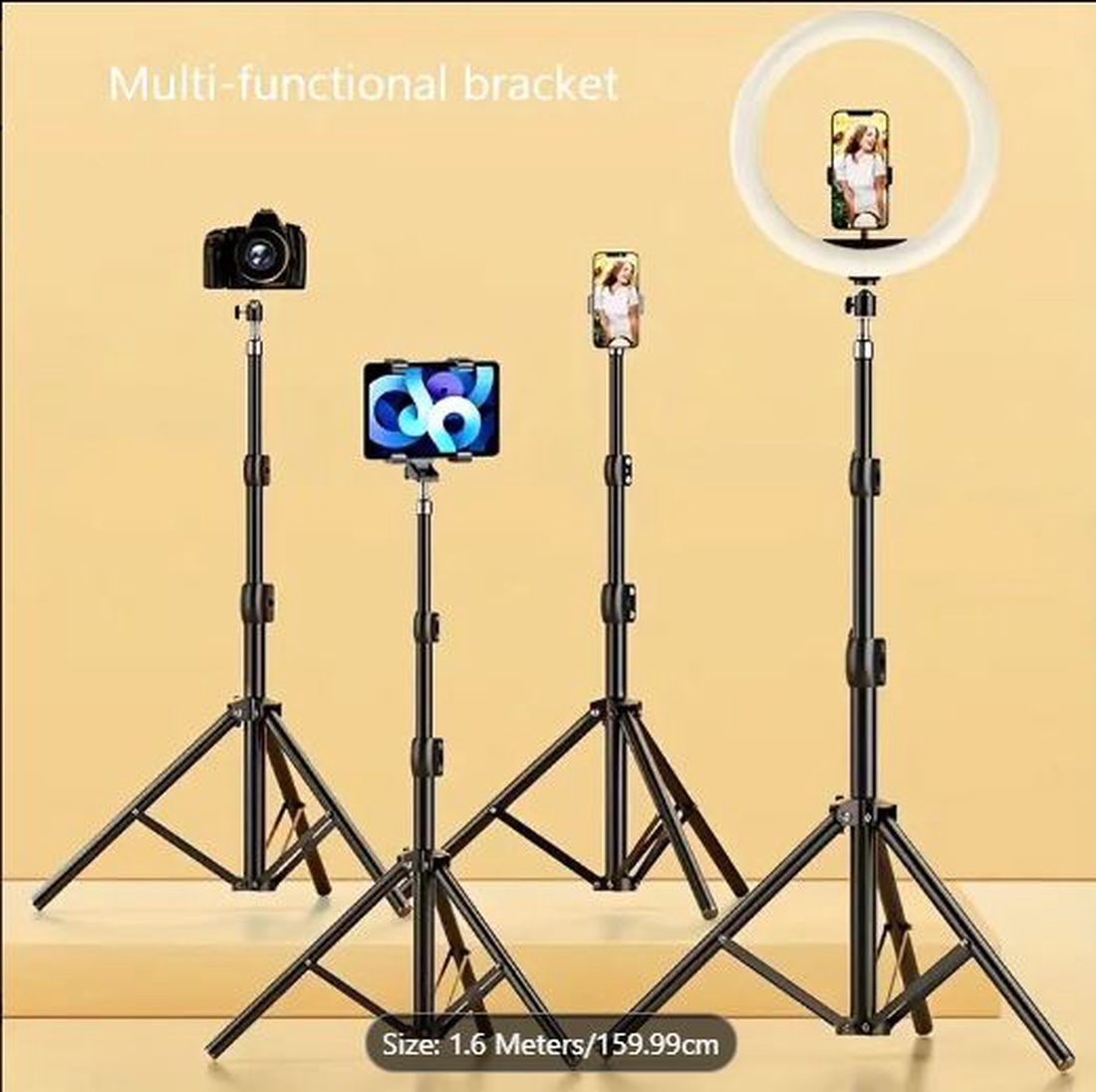 Trepied extensibil 160 cm cu suport pentru telefon - accessorii și unelte - unelte, instrumente - accesorii - Artynos.ro Trepied extensibil 160 cm cu suport pentru telefon - accessorii și unelte - unelte, instrumente - accesorii - Artynos.ro