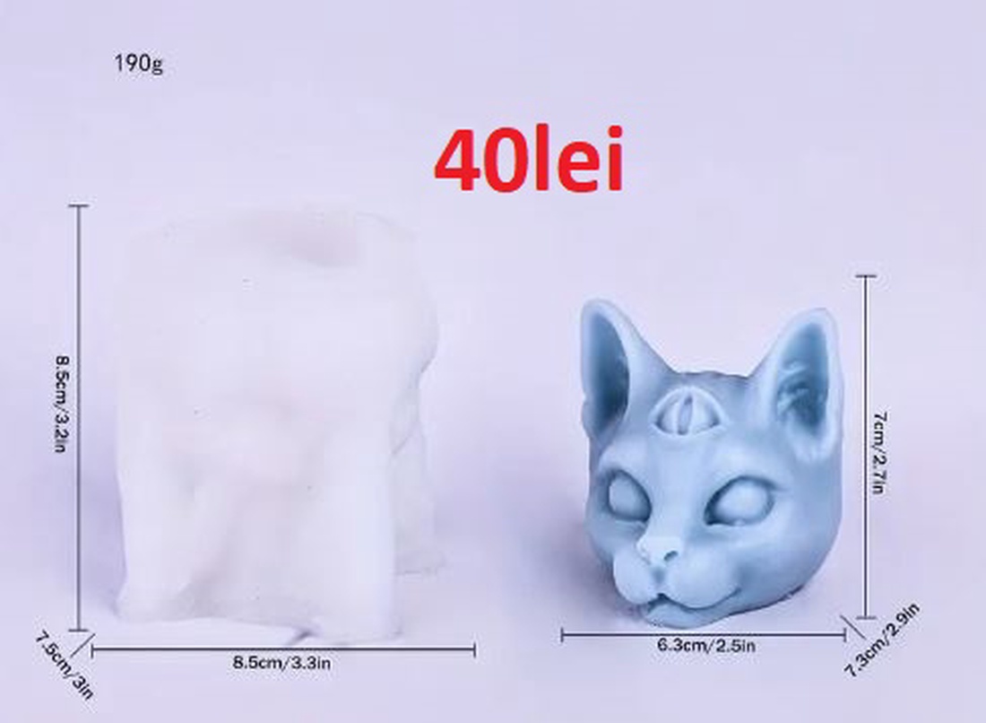Matrite din Silicon pentru Toamna/Halloween lumanari, sapun, ipsos - accessorii și unelte - materie primă mixtă - lumânare - Artynos.ro
