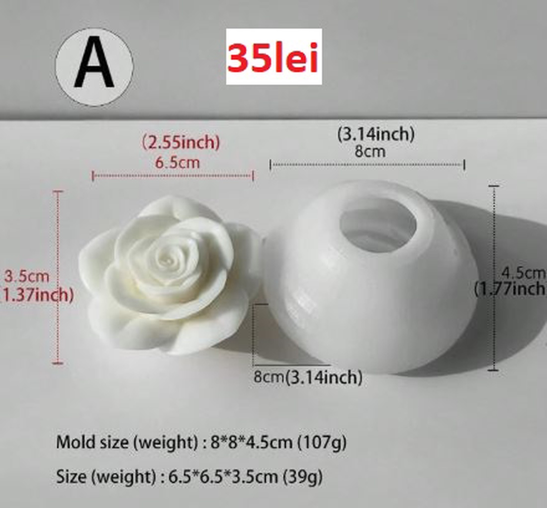 Matrite din Silicon pentru Aranjamente florale  lumanari, sapun, ipsos - accessorii și unelte - materie primă mixtă - lumânare - Artynos.ro