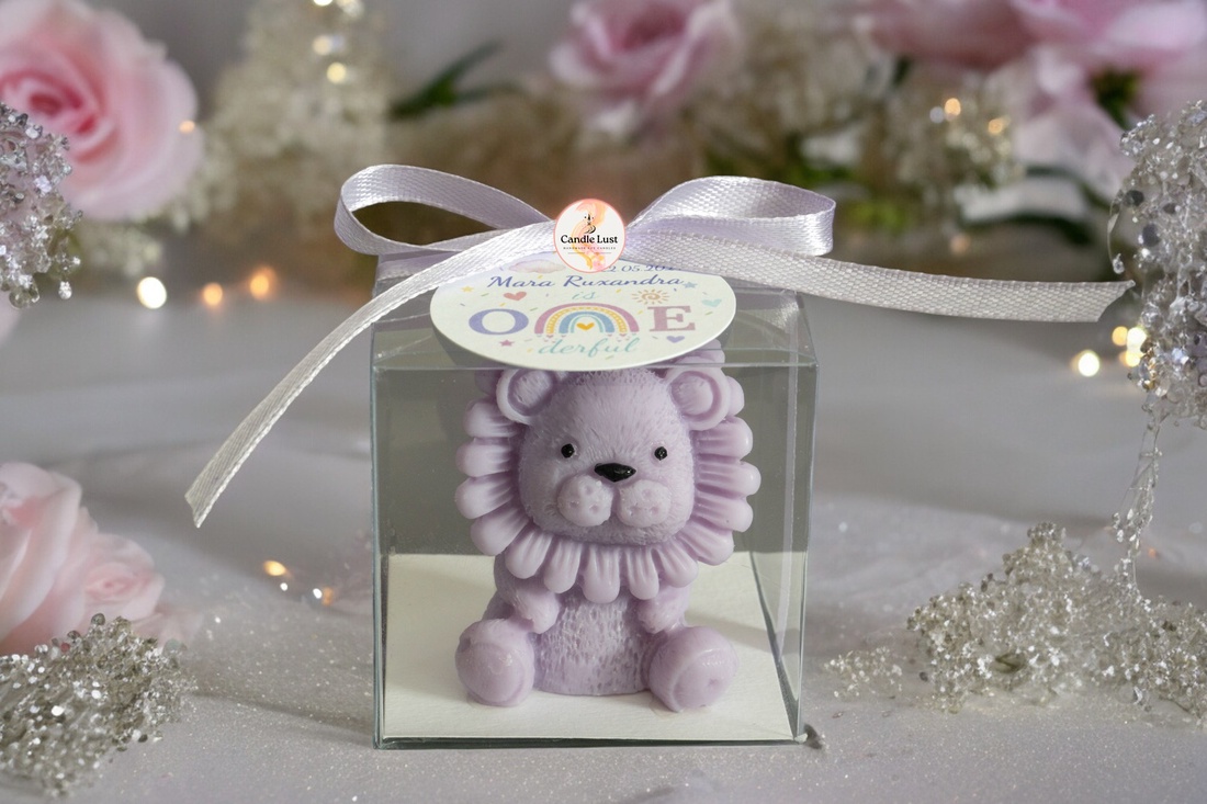 Marturii Botez Lumanari Leuti Lila  Parfum de Liliac - accessorii și unelte - materie primă mixtă - lumânare - Artynos.ro