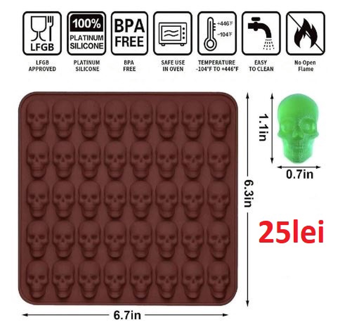 Matrite din Silicon pentru Wax Melts  lumanari, sapun, ipsos - accessorii și unelte - materie primă mixtă - lumânare - Artynos.ro