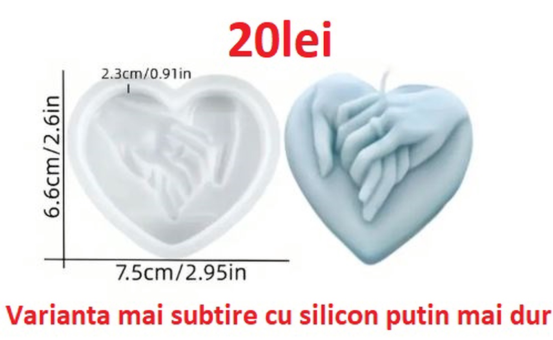 Matrite din Silicon pentru Marturii Nunta  lumanari, sapun, ipsos - accessorii și unelte - materie primă mixtă - lumânare - Artynos.ro