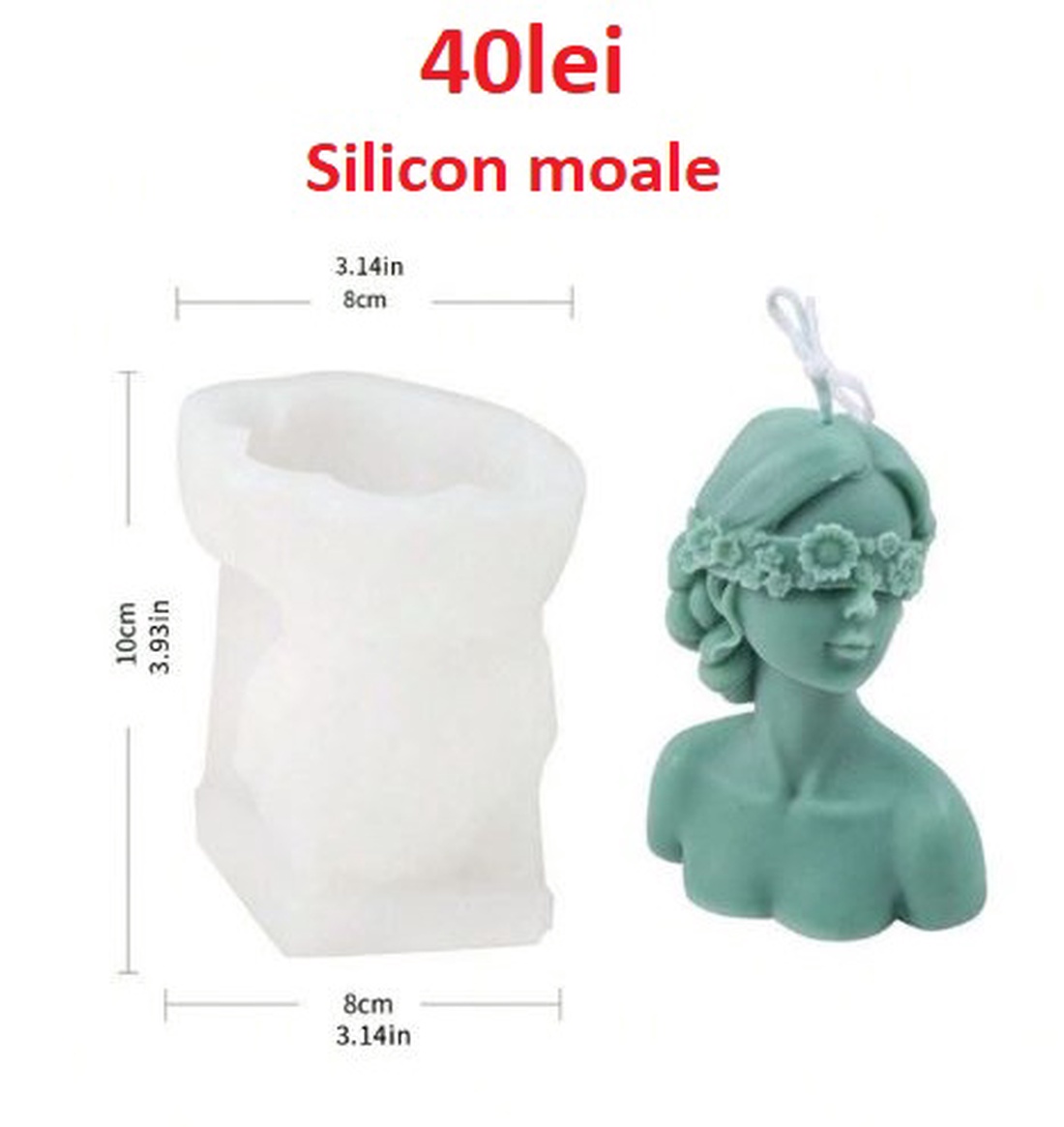 Matrite din Silicon pentru Marturii Nunta  lumanari, sapun, ipsos - accessorii și unelte - materie primă mixtă - lumânare - Artynos.ro