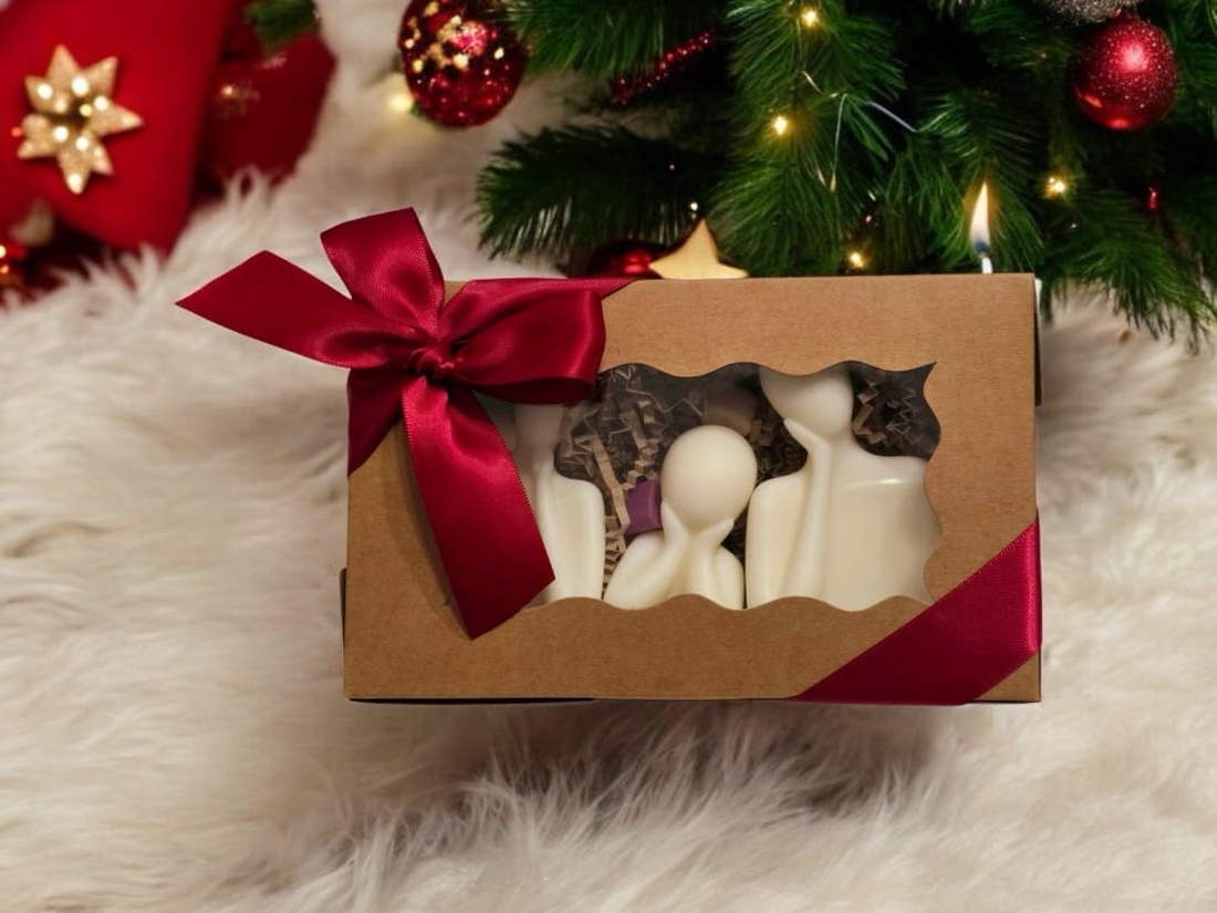 Set Cadou Craciun Family  Ceară de Soia - casă & stil de viață - lumânări, parfumuri, arome - lumânare - lumânări artizanale - Artynos.ro