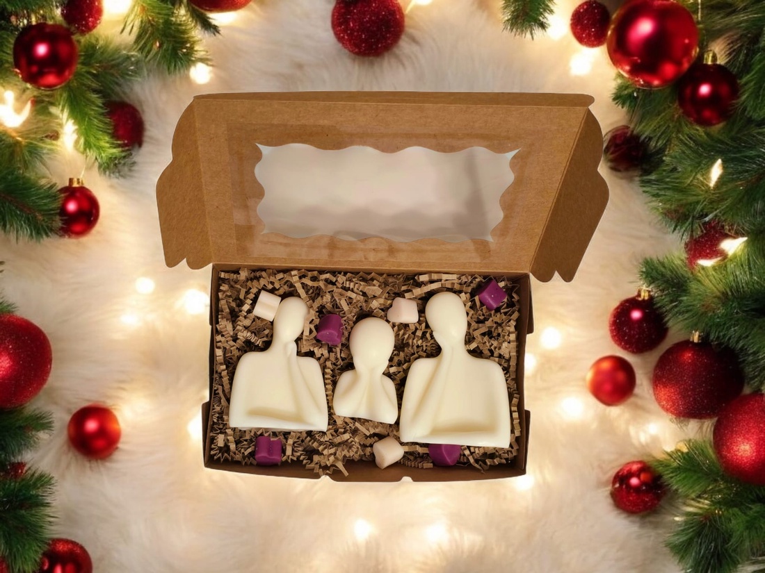 Set Cadou Craciun Family  Ceară de Soia - casă & stil de viață - lumânări, parfumuri, arome - lumânare - lumânări artizanale - Artynos.ro