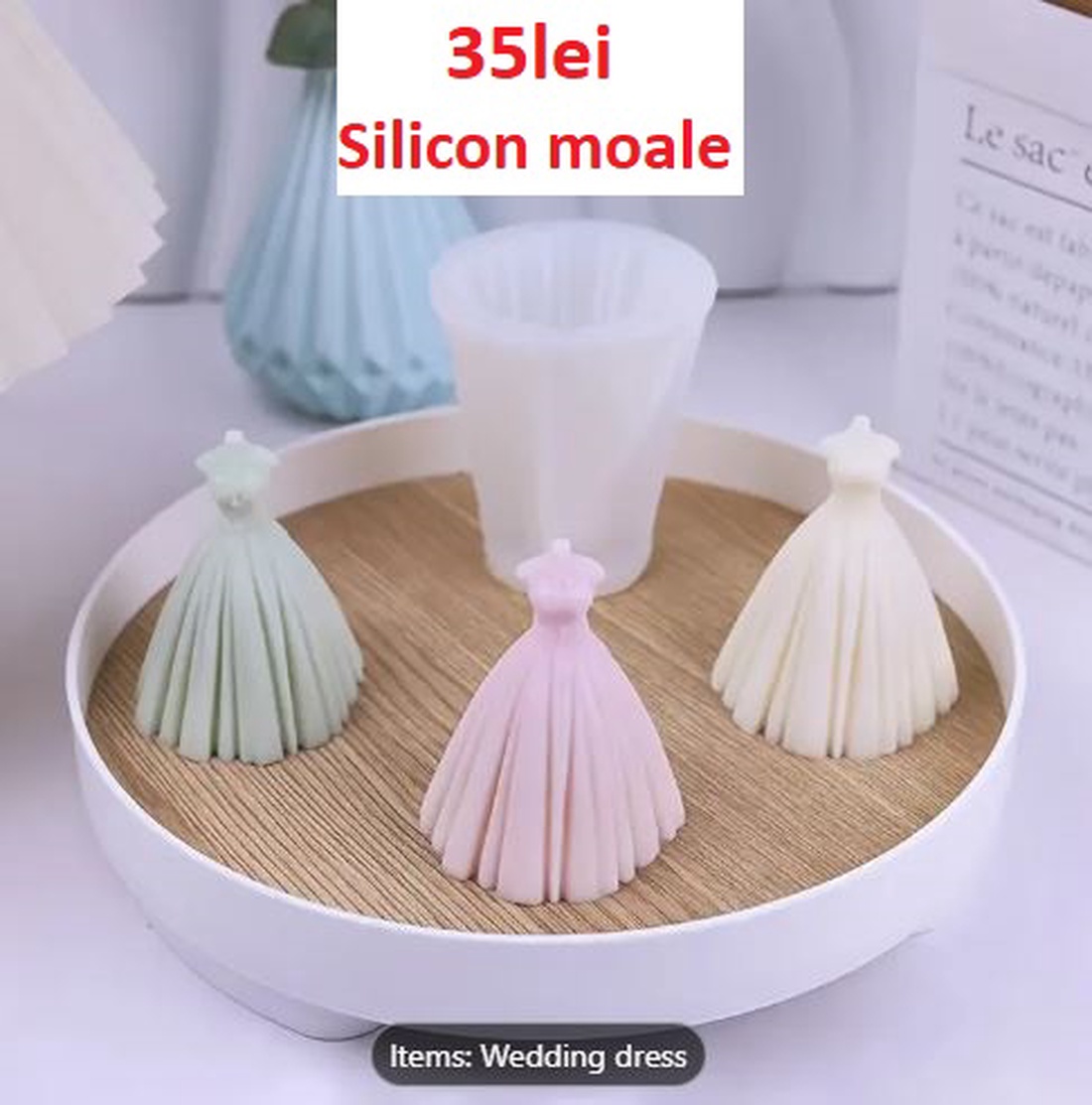 Matrite din Silicon pentru Nunta � lumanari, sapun, ipsos - accessorii și unelte - materie primă mixtă - lumânare - Artynos.ro