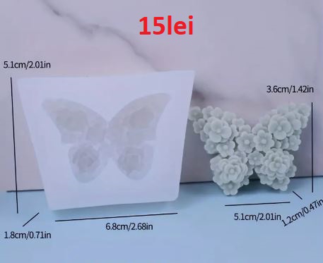 Matrite din Silicon pentru Wax Melts � lumanari, sapun, ipsos - accessorii și unelte - materie primă mixtă - lumânare - Artynos.ro