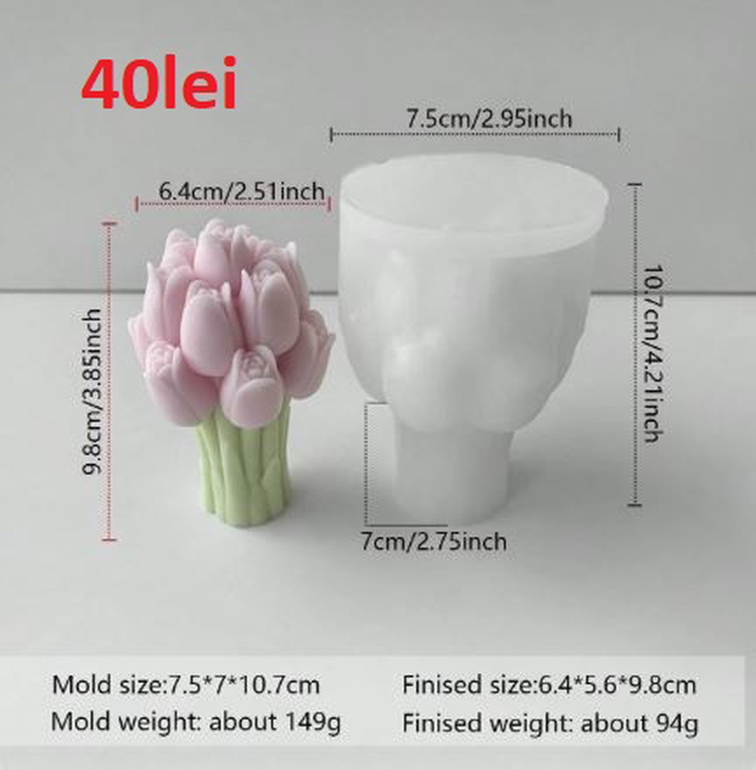 Matrite din Silicon pentru Aranjamente florale � lumanari, sapun, ipsos - casă & stil de viață - lumânări, parfumuri, arome - ceară parfumată - Artynos.ro