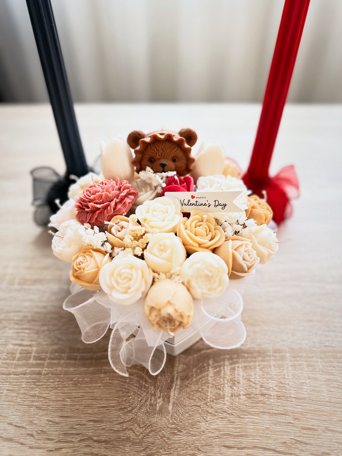 Buchet inimă - casă & stil de viață - lumânări, parfumuri, arome - ceară parfumată - Artynos.ro