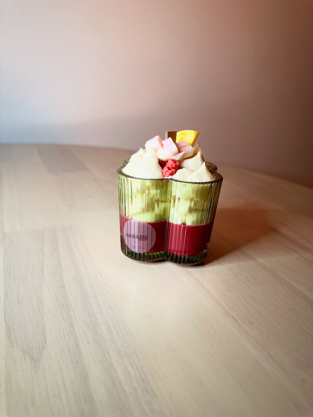 Borcan colorat  - casă & stil de viață - lumânări, parfumuri, arome - ceară parfumată - Artynos.ro