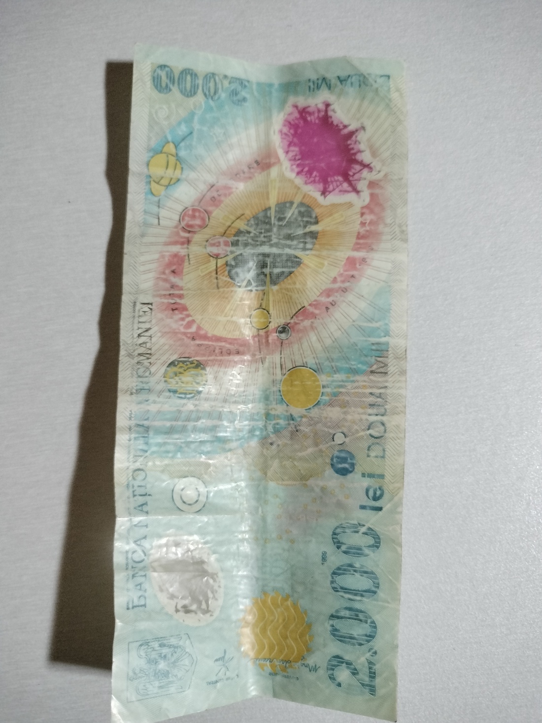 Bacnota 200 lei ediția eclipsa - arte vizuale și accesorii  - alte colecții - Artynos.ro
