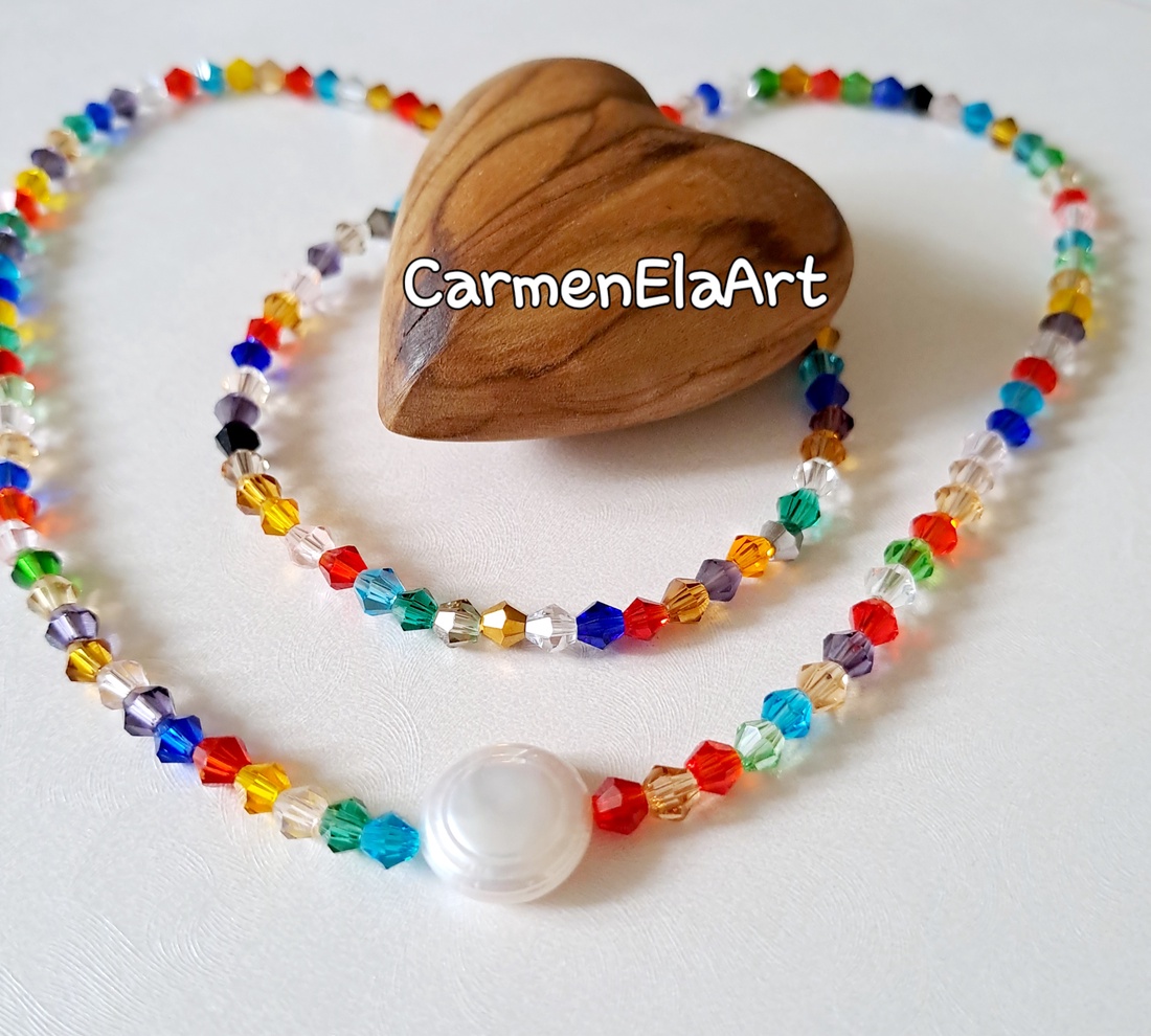 Set bratara si colier - bijuterii - coliere - coliere de perle - Artynos.ro Set bratara si colier - bijuterii - coliere - coliere de perle - Artynos.ro