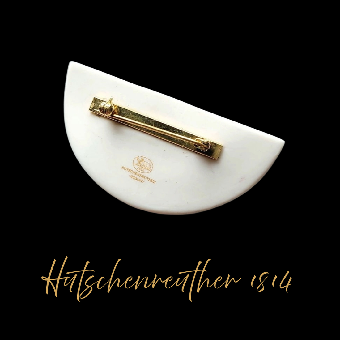 Broșă vintage de colecție Hutschenreuther 1814 - bijuterii - coliere - pandative - Artynos.ro