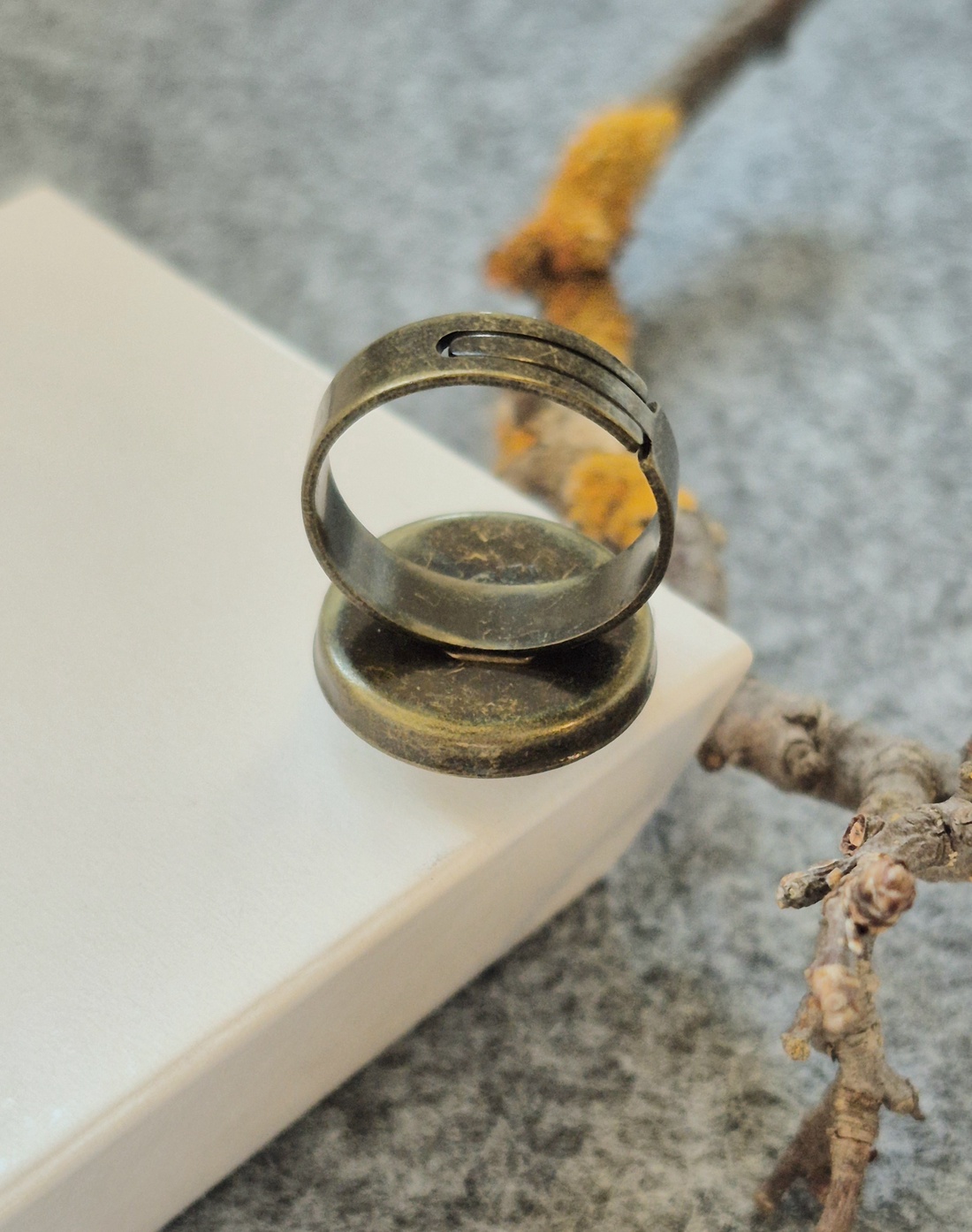 Inel reglabil cu Pingui echipat de iarnă  - bijuterii - inele - inele cu figurine - Artynos.ro