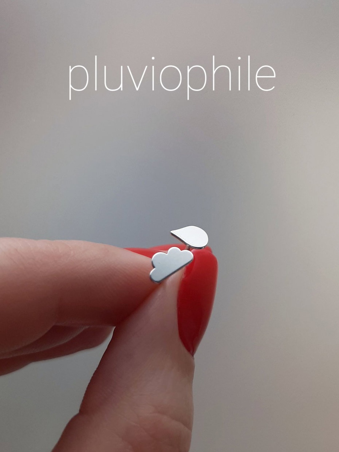 Cercei din argint 92.5 PLUVIOPHILE - bijuterii - cercei - cercei din argint - Artynos.ro