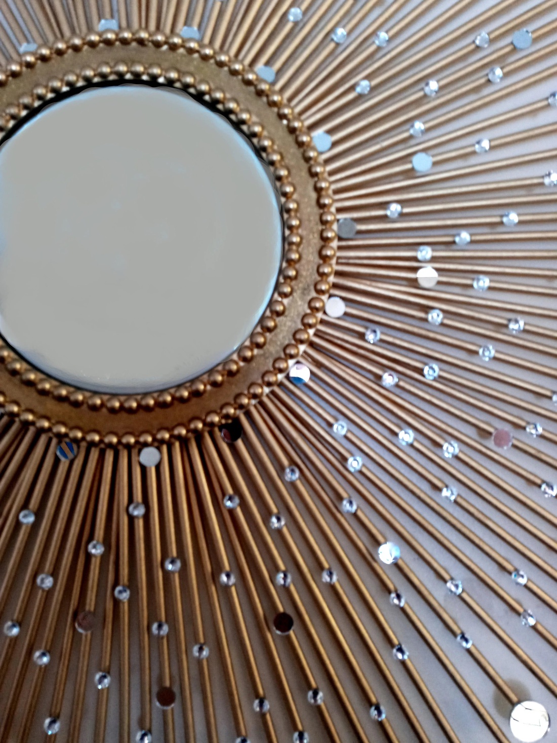 Beautiful Handmade Gold 76 cm Glam Sunburst Mirror - casă & stil de viață - decorațiuni de casă - oglinzi - Artynos.ro