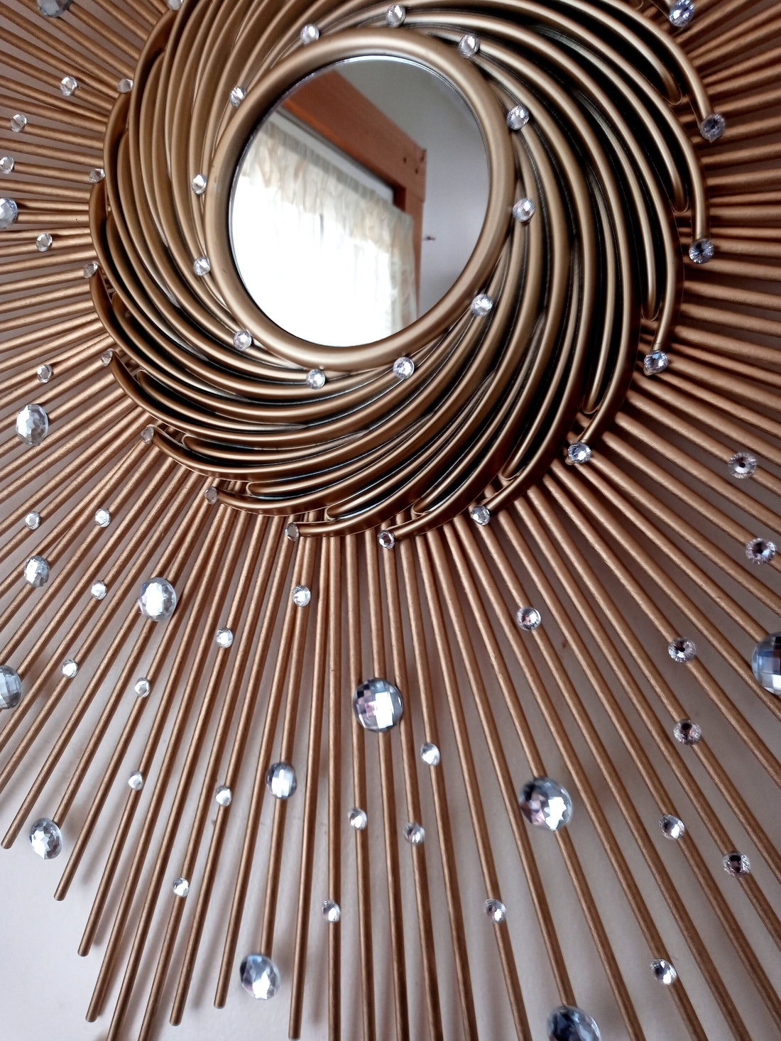 Gorgeous Gold 76 cm Glam Sunburst Mirror, Starburst mirror - casă & stil de viață - decorațiuni de casă - oglinzi - Artynos.ro