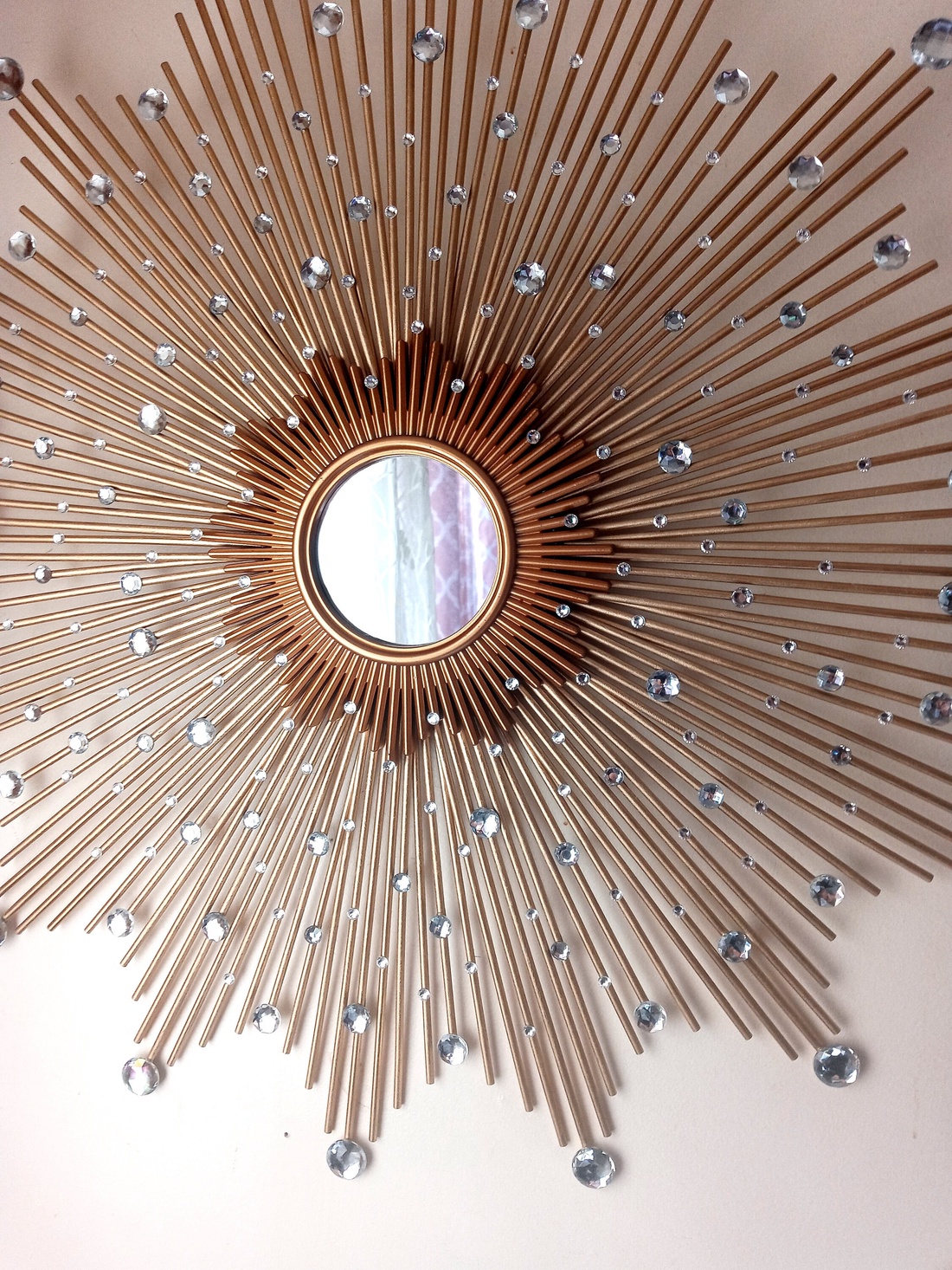 Elegant Gold 76 cm Diameter Glam Sunburst Mirror, Starburst mirror - casă & stil de viață - decorațiuni de casă - oglinzi - Artynos.ro