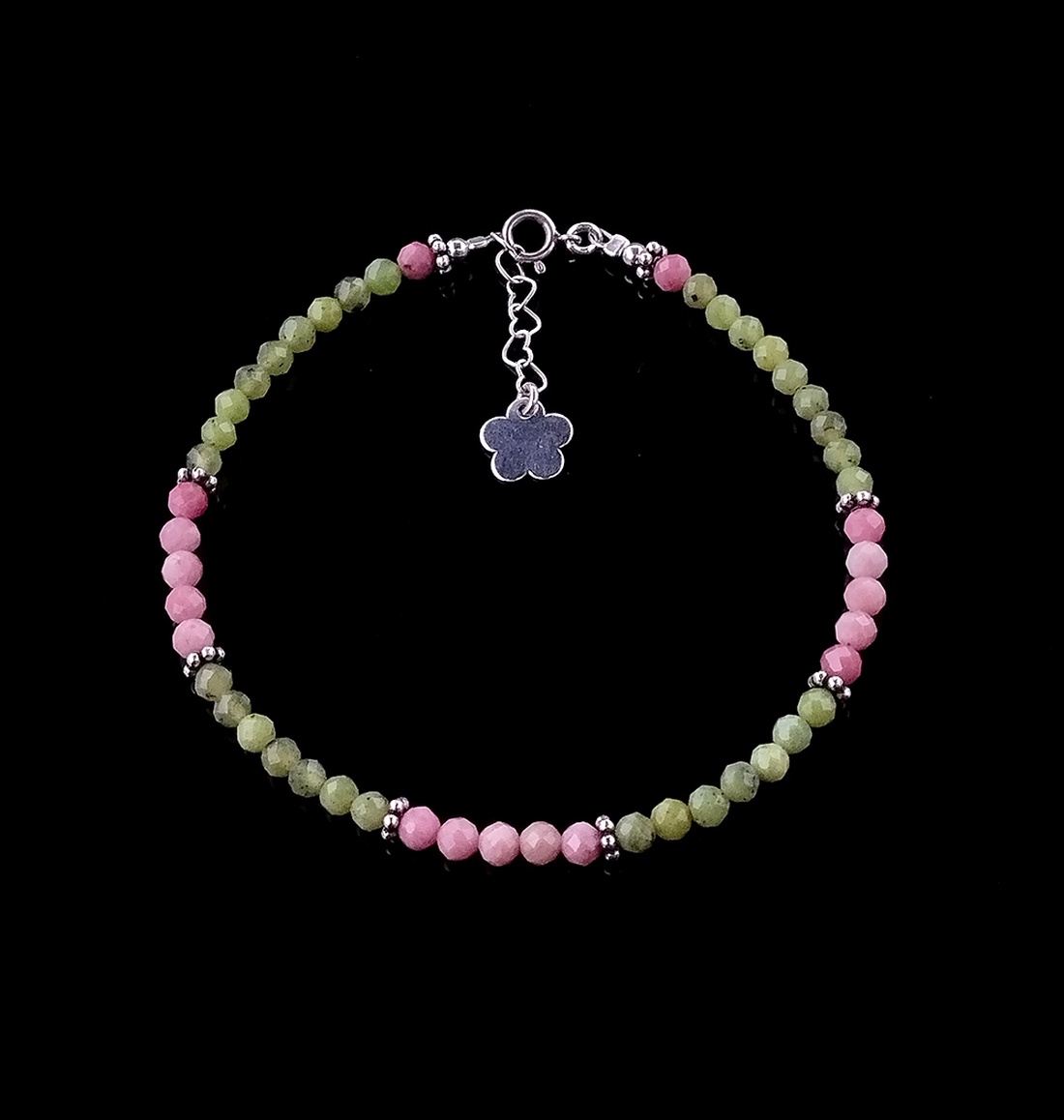 Rodonit si serpentin - bijuterii - brățări - brățări din pietre semiprețioase - Artynos.ro