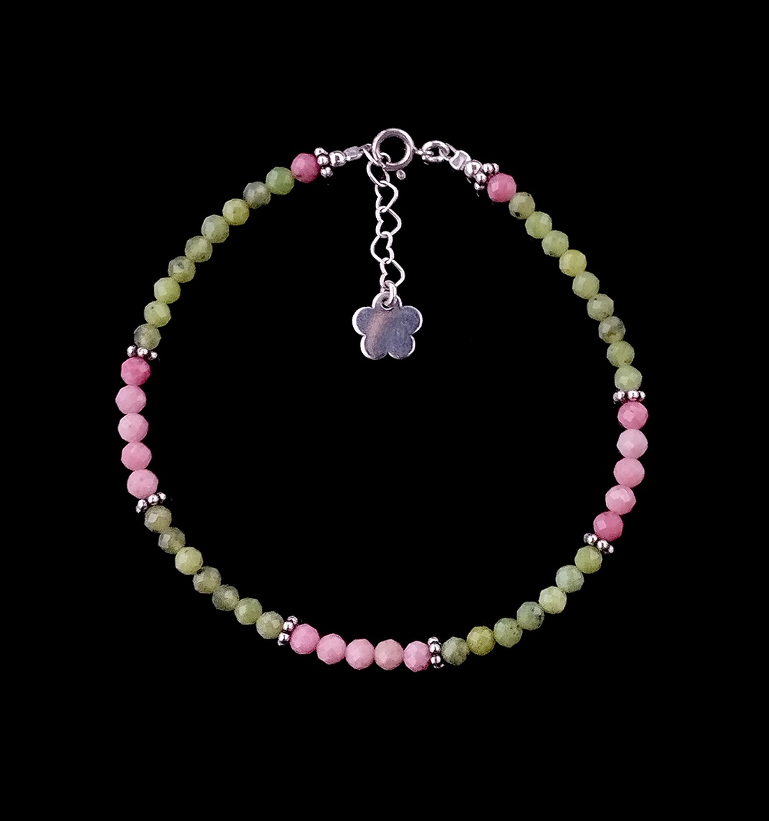 Rodonit si serpentin - bijuterii - brățări - brățări din pietre semiprețioase - Artynos.ro