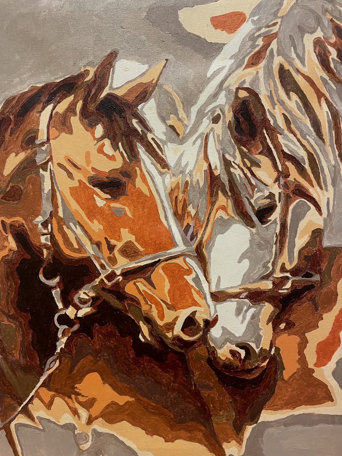 Cai inhamati - casă & stil de viață - decorațiuni de casă - picturi murale - tablouri/picturi pe pânză - Artynos.ro