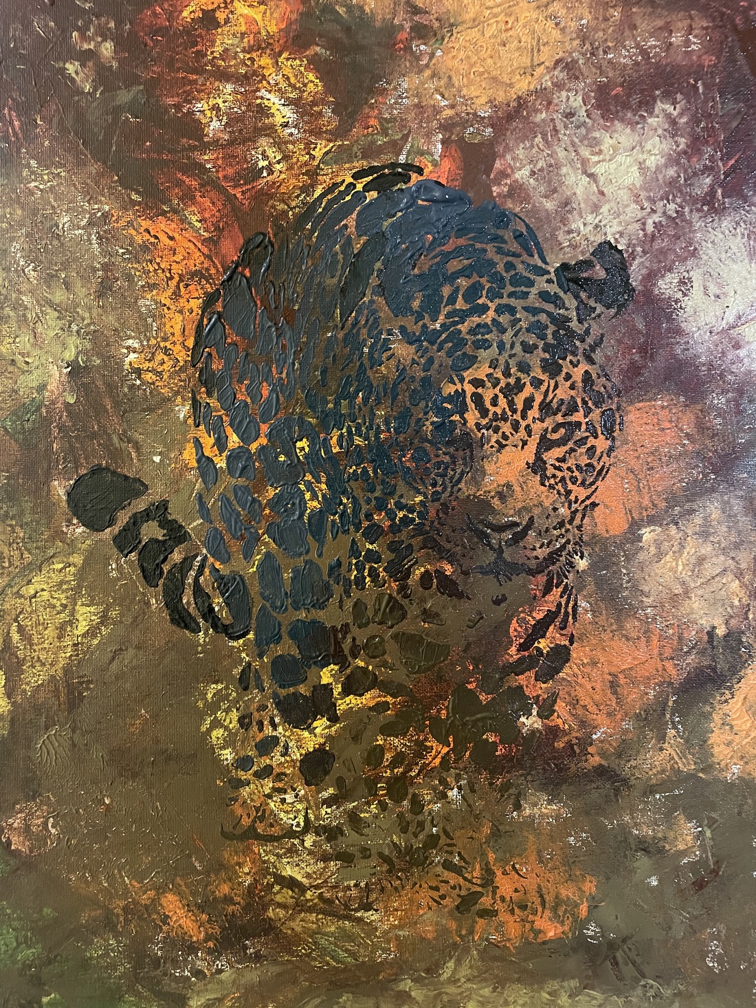 Pantera  - casă & stil de viață - decorațiuni de casă - picturi murale - tablouri/picturi pe pânză - Artynos.ro