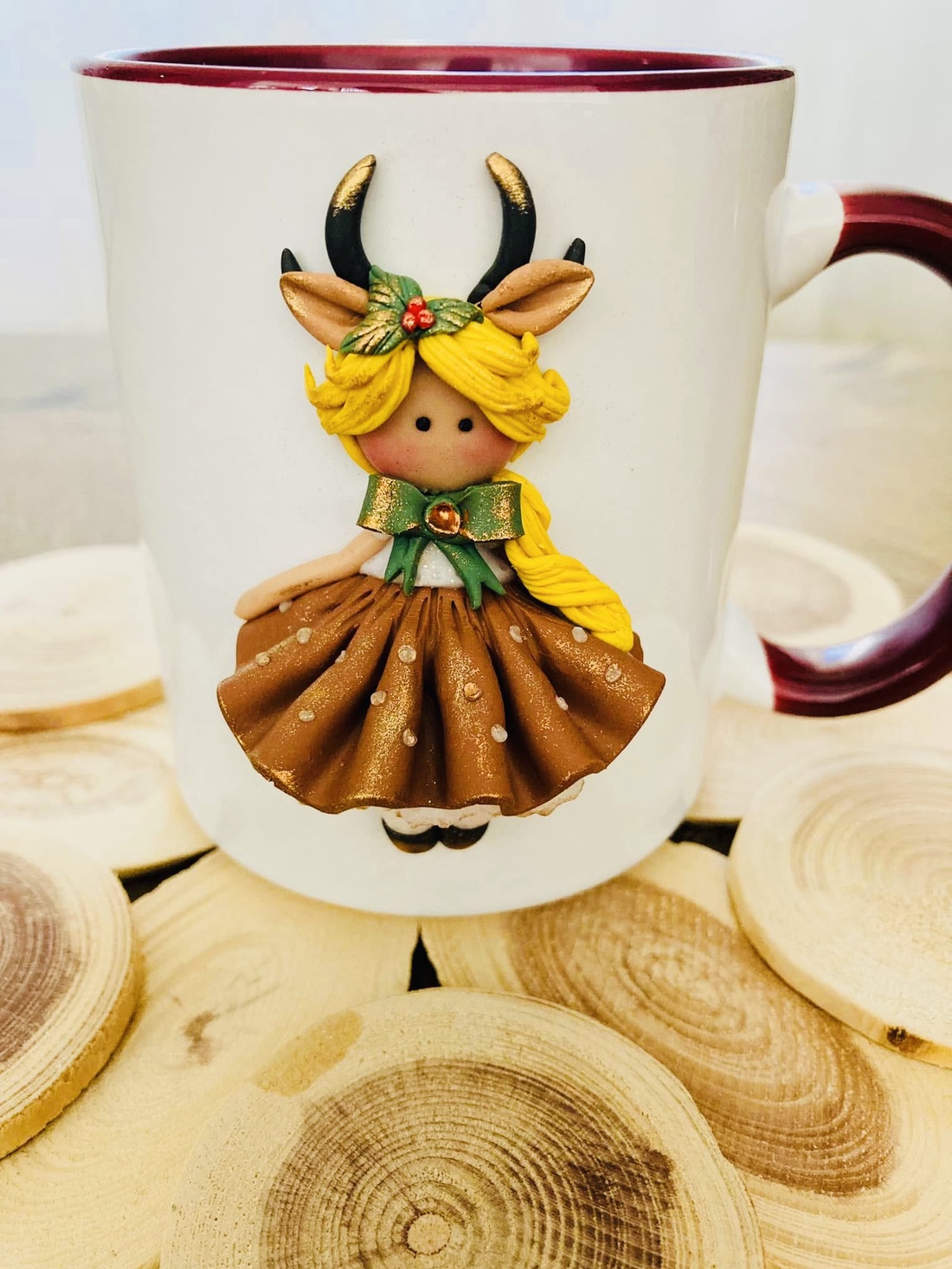 Cana Renuta - crăciun - decorațiuni de crăciun de casă - decor pentru masă de crăciun - Artynos.ro