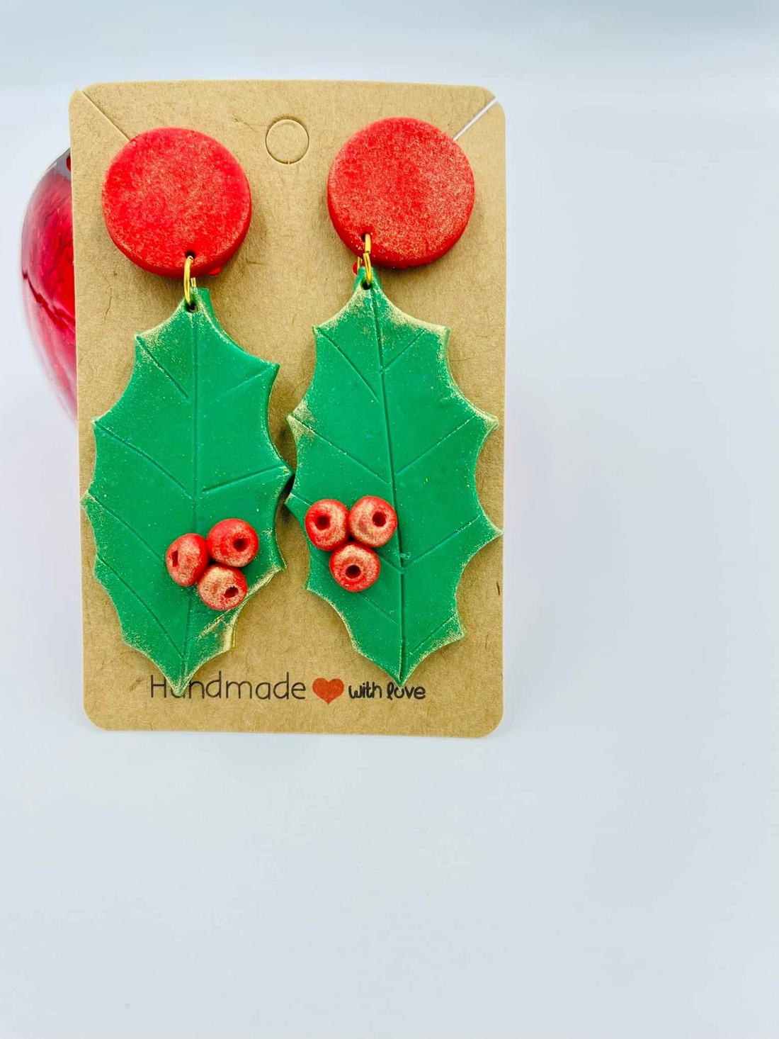 Cercei Crăciun  - bijuterii - cercei - cercei lungi - Artynos.ro