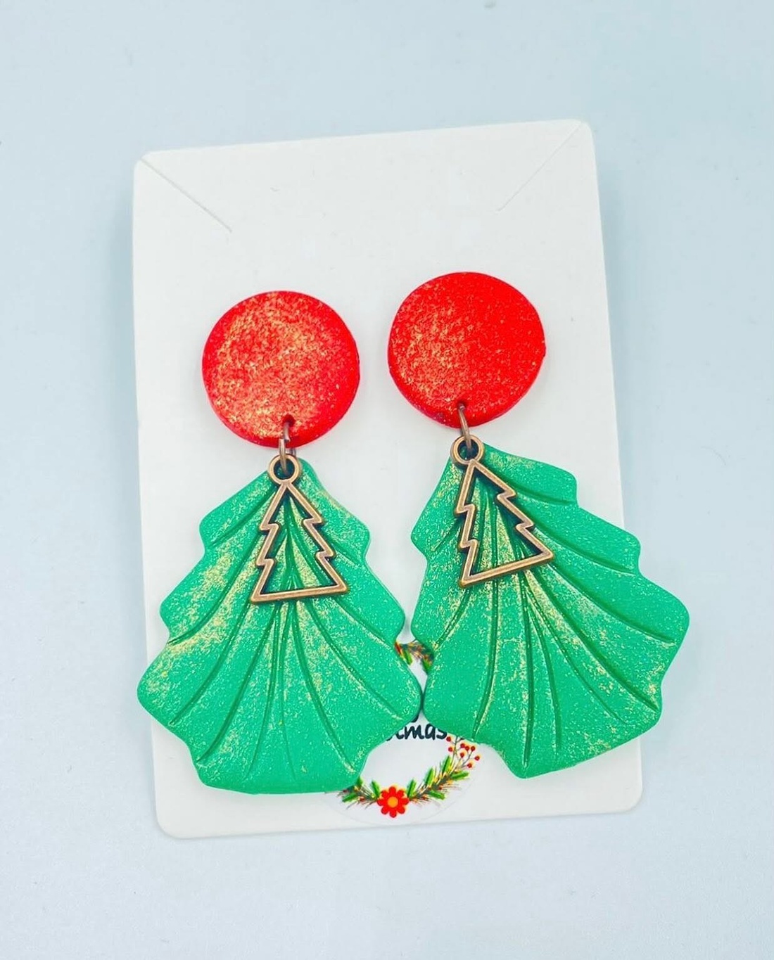 Cercei craciun - bijuterii - cercei - cercei lungi - Artynos.ro