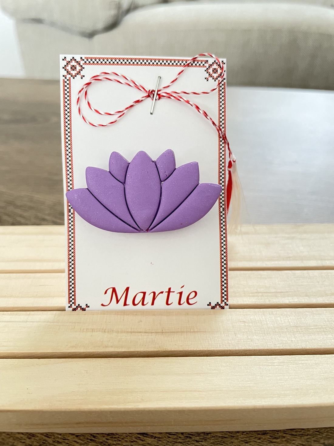 Mărțișor nufar - bijuterii - mărțișor - Artynos.ro