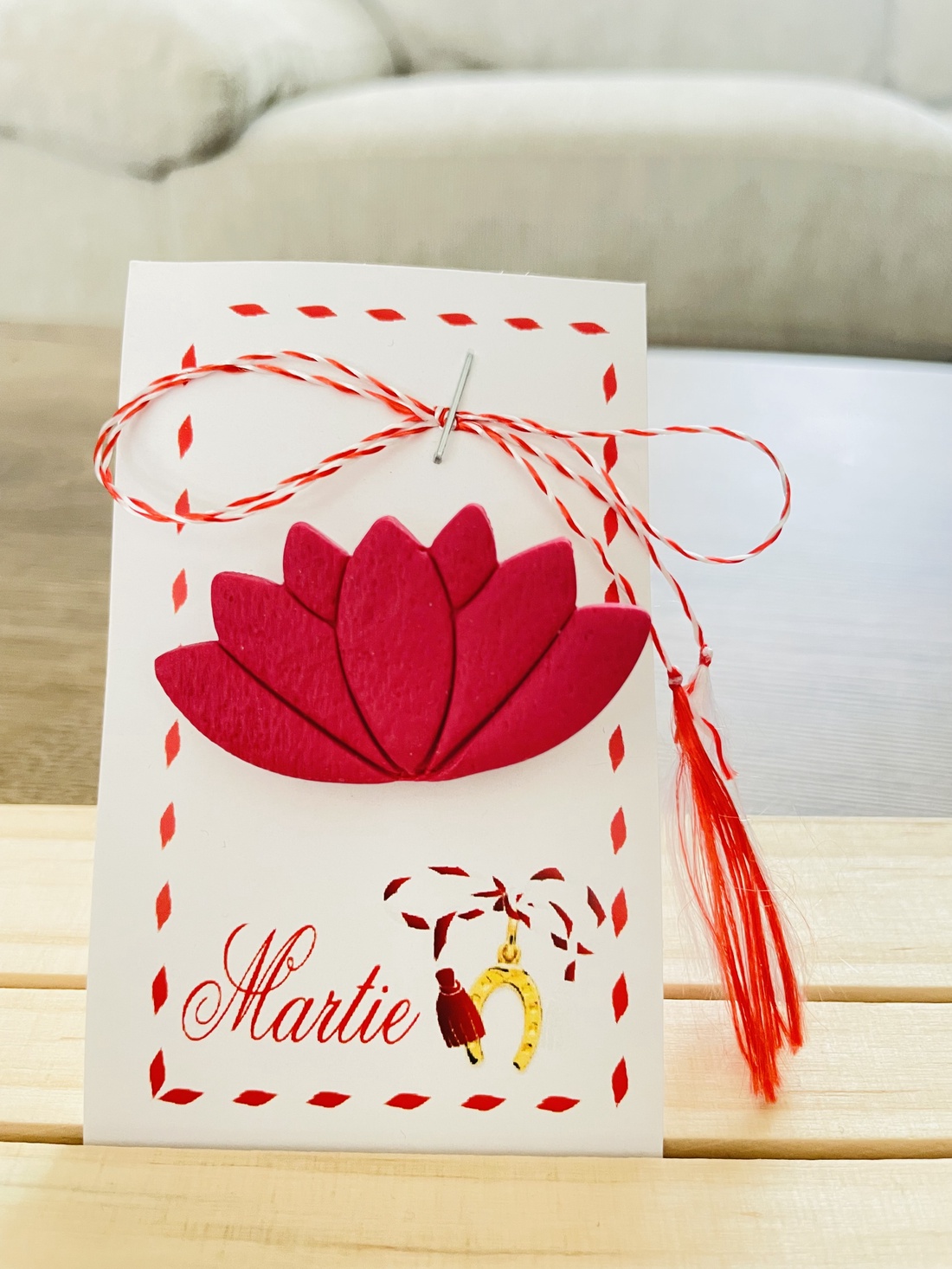 Mărțișor nufar - bijuterii - mărțișor - Artynos.ro