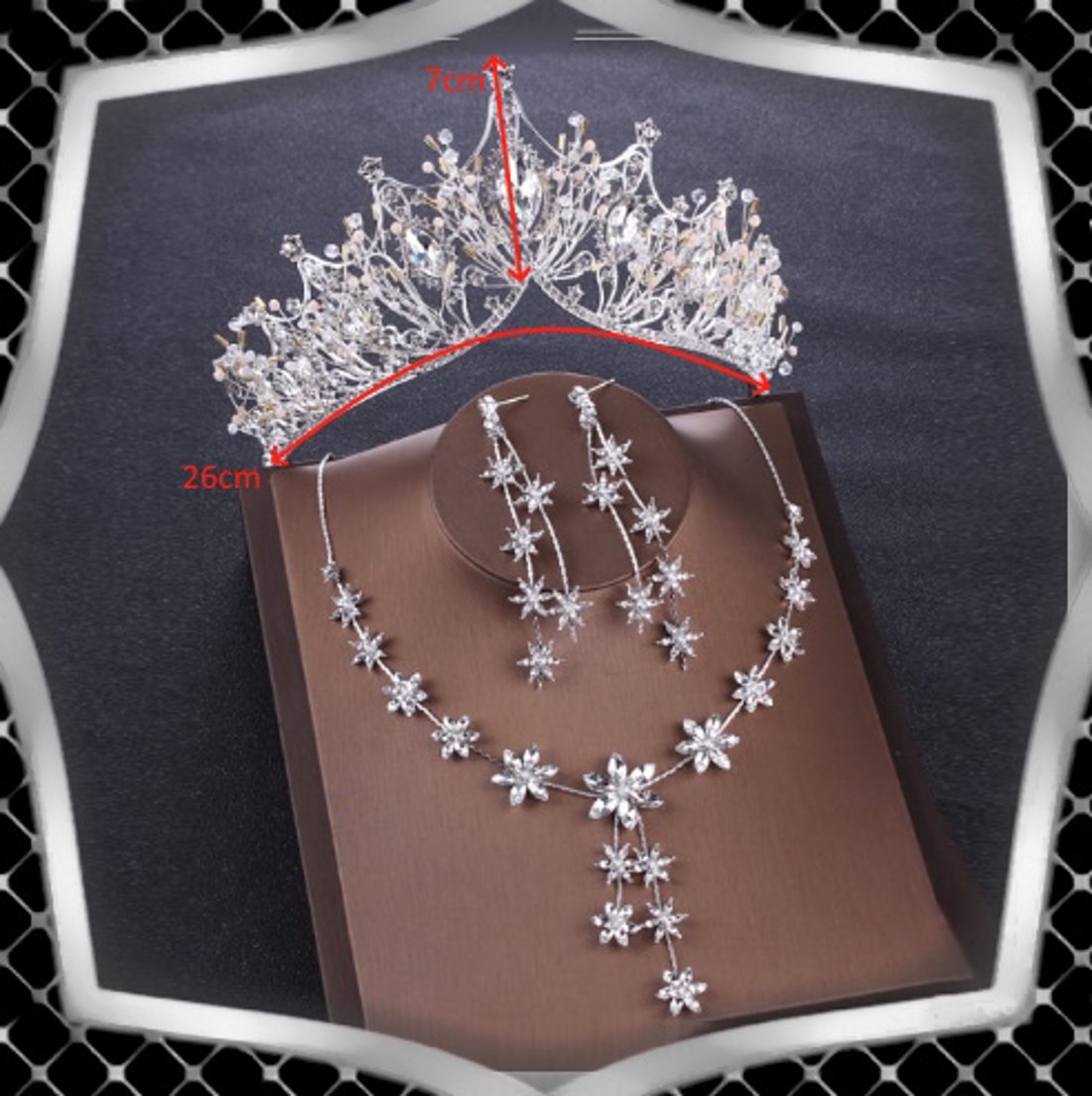 Seturi de bijuterii: set de bijuterii pentru nuntă, mireasă, casual + diademă ES-SZT19 - - Artynos.ro Seturi de bijuterii: set de bijuterii pentru nuntă, mireasă, casual + diademă ES-SZT19 - - Artynos.ro