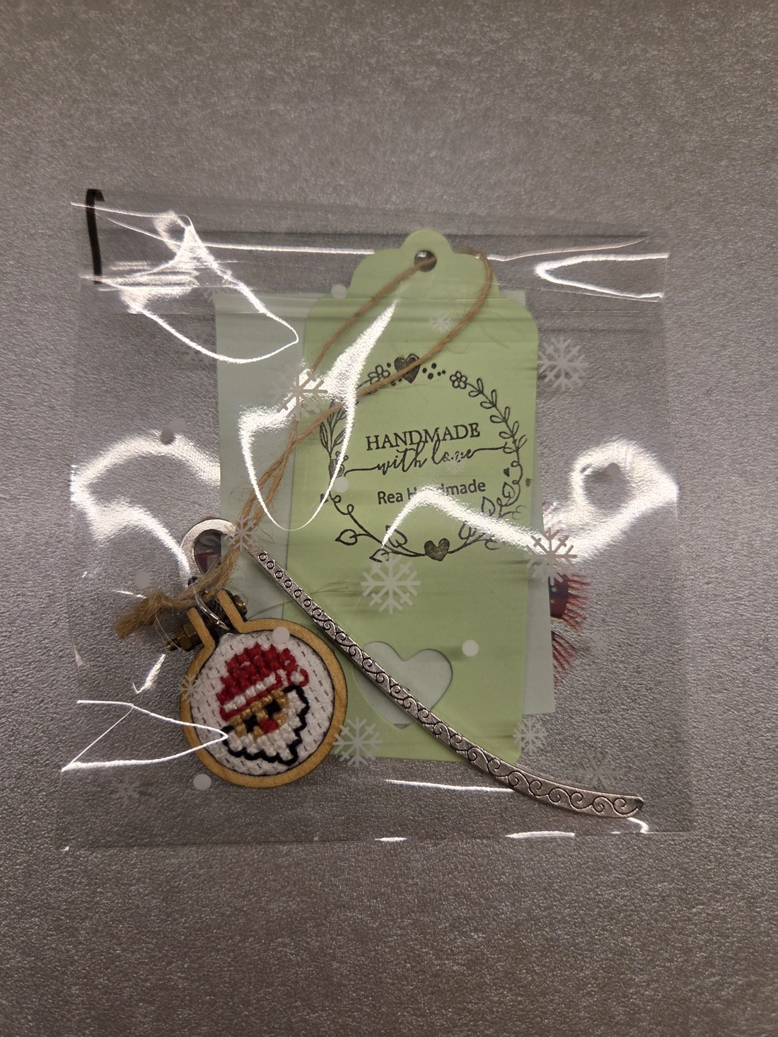 Semn de carte Moș Crăciun - crăciun - cadouri de moș crăciun - cadouri de moș crăciun - Artynos.ro