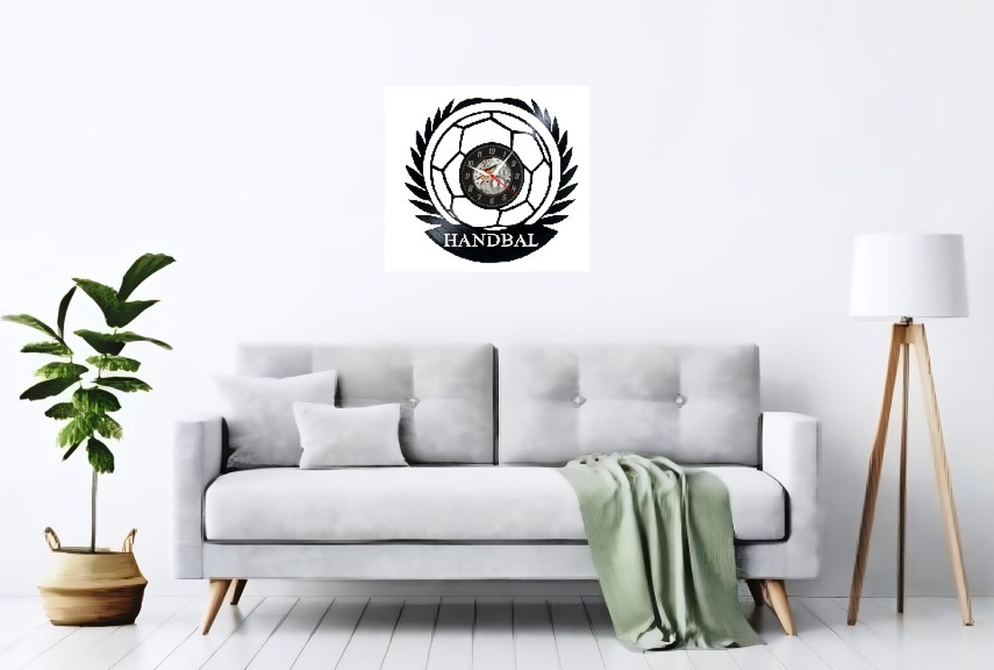 HANDBAL-ceas de perete - casă & stil de viață - accesorii pentru decorat casa - decorațiuni de pereți, decorațiuni suspendate - ceasuri de perete - Artynos.ro