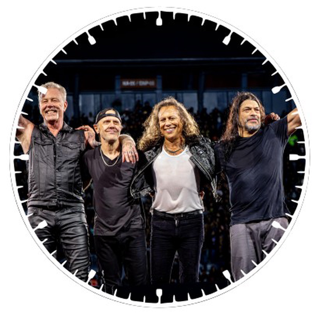METALLICA-ceas de perete - casă & stil de viață - accesorii pentru decorat casa - decorațiuni de pereți, decorațiuni suspendate - ceasuri de perete - Artynos.ro