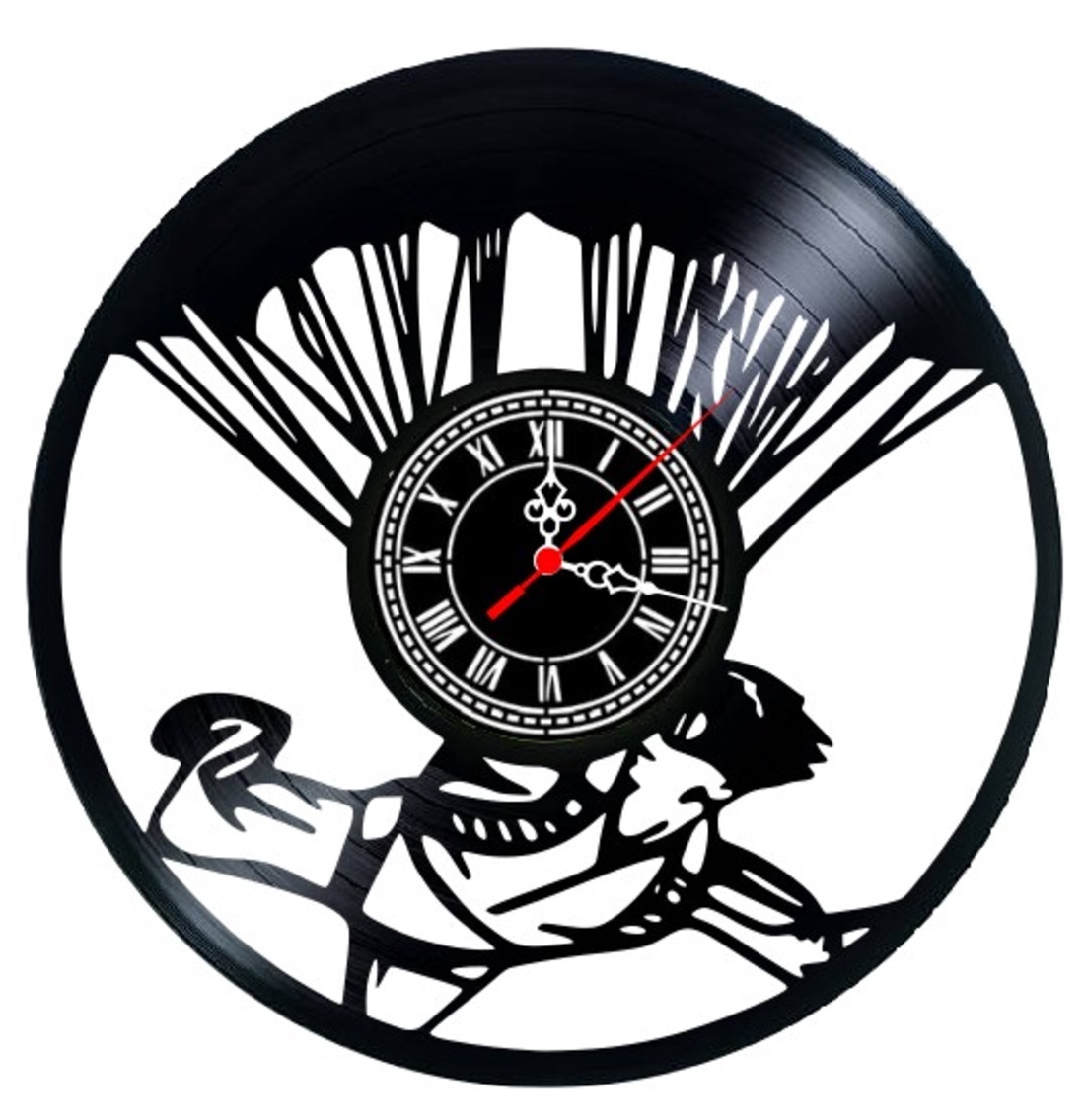 PARASUTISM-ceas de perete - casă & stil de viață - accesorii pentru decorat casa - decorațiuni de pereți, decorațiuni suspendate - ceasuri de perete - Artynos.ro