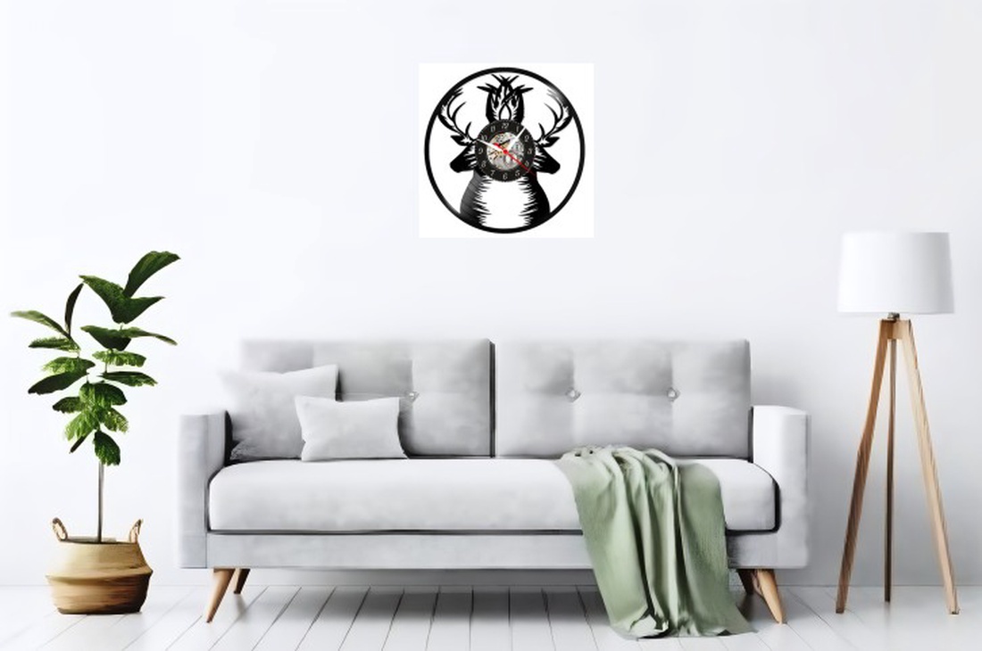 CERB-ceas de perete - casă & stil de viață - accesorii pentru decorat casa - decorațiuni de pereți, decorațiuni suspendate - ceasuri de perete - Artynos.ro CERB-ceas de perete - casă & stil de viață - accesorii pentru decorat casa - decorațiuni de pereți, decorațiuni suspendate - ceasuri de perete - Artynos.ro