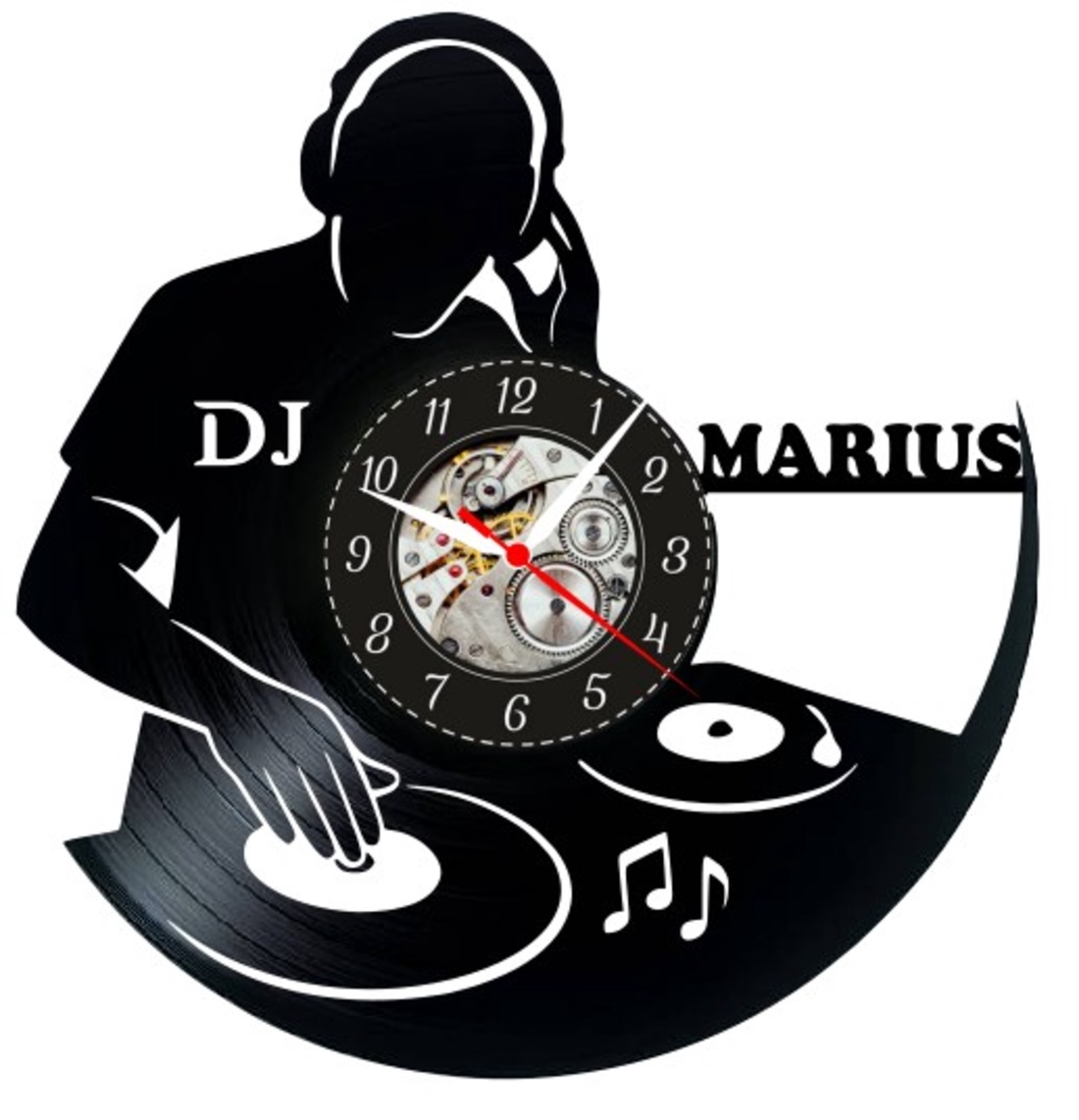 DJ-ceas de perete (personalizabil) - casă & stil de viață - accesorii pentru decorat casa - decorațiuni de pereți, decorațiuni suspendate - ceasuri de perete - Artynos.ro DJ-ceas de perete (personalizabil) - casă & stil de viață - accesorii pentru decorat casa - decorațiuni de pereți, decorațiuni suspendate - ceasuri de perete - Artynos.ro