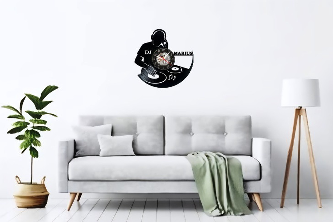 DJ-ceas de perete (personalizabil) - casă & stil de viață - accesorii pentru decorat casa - decorațiuni de pereți, decorațiuni suspendate - ceasuri de perete - Artynos.ro DJ-ceas de perete (personalizabil) - casă & stil de viață - accesorii pentru decorat casa - decorațiuni de pereți, decorațiuni suspendate - ceasuri de perete - Artynos.ro