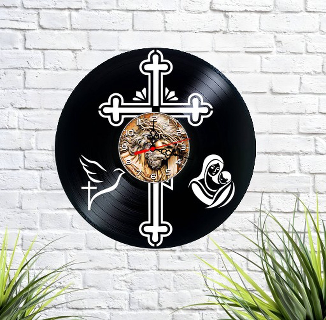 CRUCE- ceas de perete - casă & stil de viață - accesorii pentru decorat casa - decorațiuni de pereți, decorațiuni suspendate - ceasuri de perete - Artynos.ro CRUCE- ceas de perete - casă & stil de viață - accesorii pentru decorat casa - decorațiuni de pereți, decorațiuni suspendate - ceasuri de perete - Artynos.ro