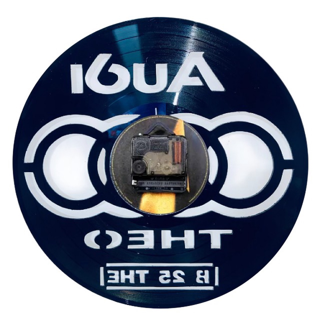 AUDI-ceas de perete ( personalizabil )  - casă & stil de viață - accesorii pentru decorat casa - decorațiuni de pereți, decorațiuni suspendate - ceasuri de perete - Artynos.ro
