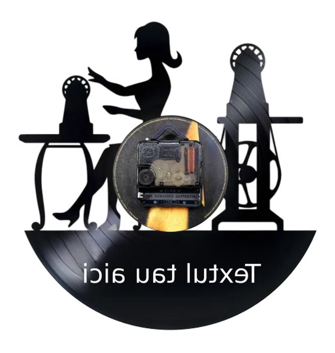 CROITORIE-ceas de perete (personalizabil) - casă & stil de viață - accesorii pentru decorat casa - decorațiuni de pereți, decorațiuni suspendate - ceasuri de perete - Artynos.ro