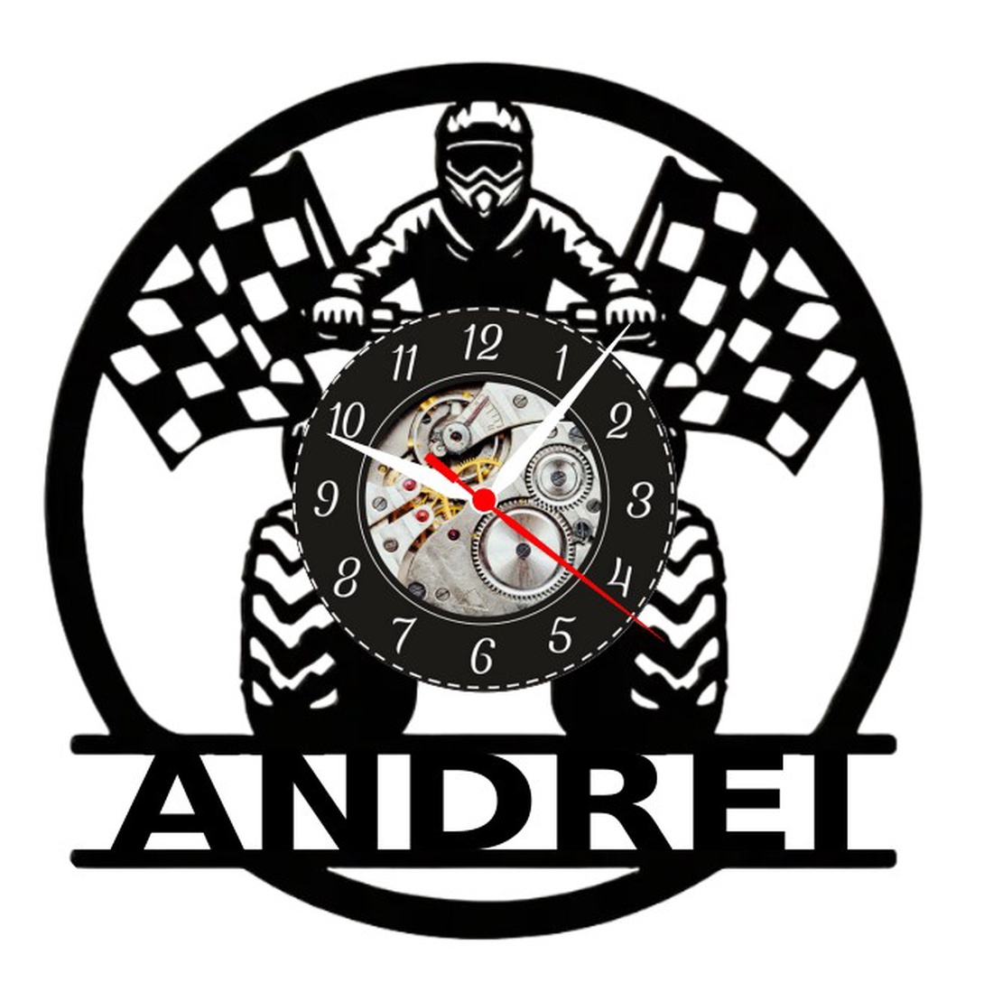ATV-ceas de perete (personalizabil) - casă & stil de viață - accesorii pentru decorat casa - decorațiuni de pereți, decorațiuni suspendate - ceasuri de perete - Artynos.ro ATV-ceas de perete (personalizabil) - casă & stil de viață - accesorii pentru decorat casa - decorațiuni de pereți, decorațiuni suspendate - ceasuri de perete - Artynos.ro
