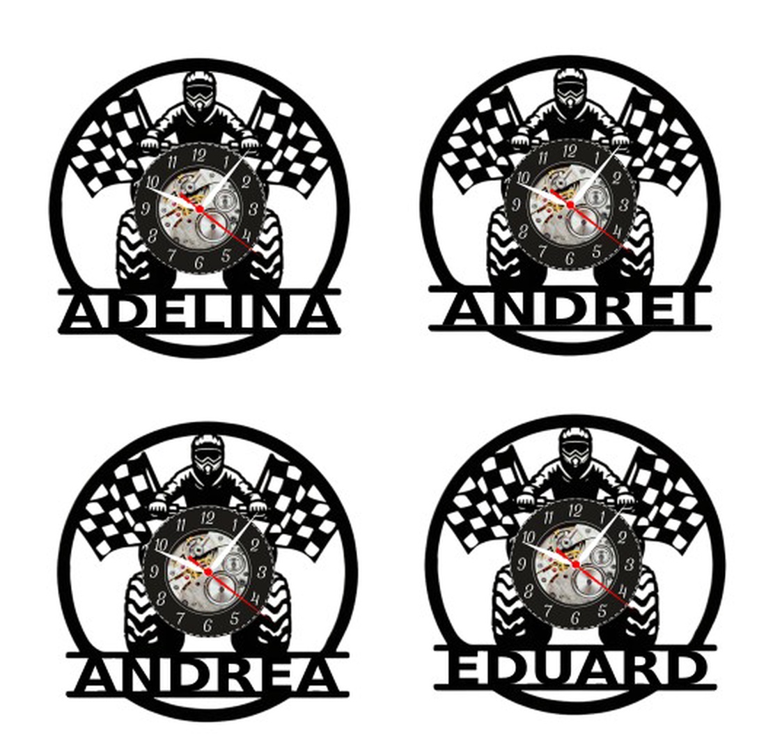ATV-ceas de perete (personalizabil) - casă & stil de viață - accesorii pentru decorat casa - decorațiuni de pereți, decorațiuni suspendate - ceasuri de perete - Artynos.ro ATV-ceas de perete (personalizabil) - casă & stil de viață - accesorii pentru decorat casa - decorațiuni de pereți, decorațiuni suspendate - ceasuri de perete - Artynos.ro