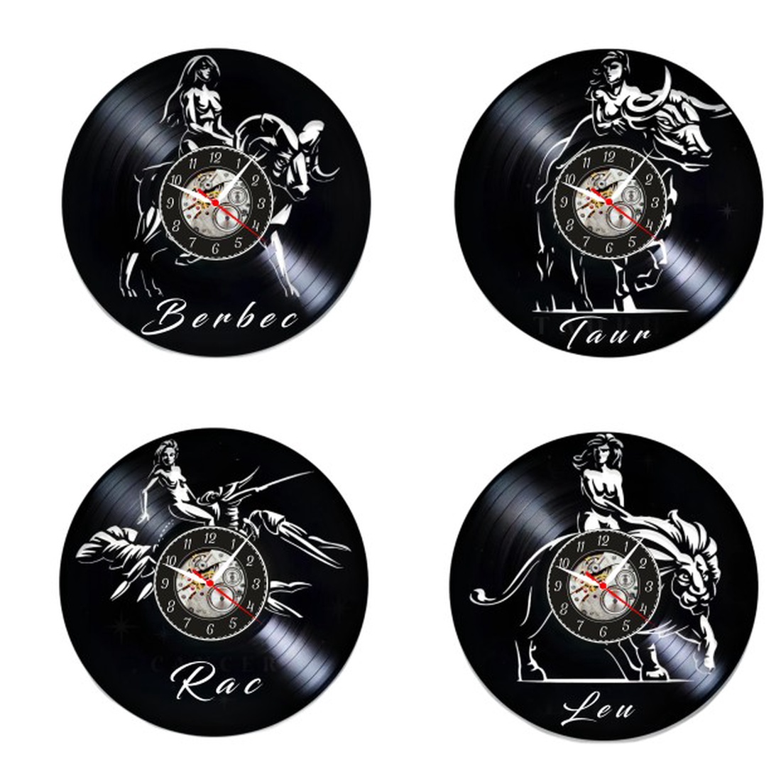 ZODIAC- ceas de perete - casă & stil de viață - accesorii pentru decorat casa - decorațiuni de pereți, decorațiuni suspendate - ceasuri de perete - Artynos.ro
