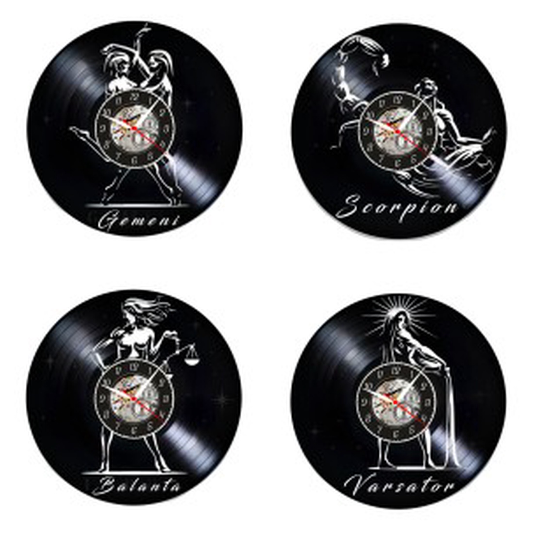 ZODIAC- ceas de perete - casă & stil de viață - accesorii pentru decorat casa - decorațiuni de pereți, decorațiuni suspendate - ceasuri de perete - Artynos.ro